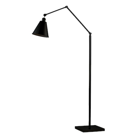 Maxim Lighting Library 1-Light Floor Lamp 12228BK